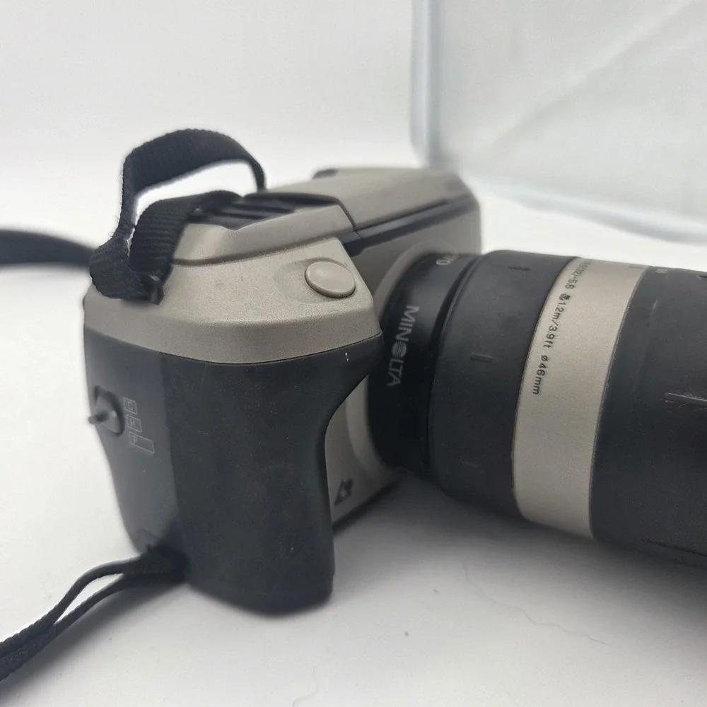 Minolta Vectis S-1 Camera Lens 28-56mm/56-170mm Lot Of 2 W/ Carry Bag - Untested
